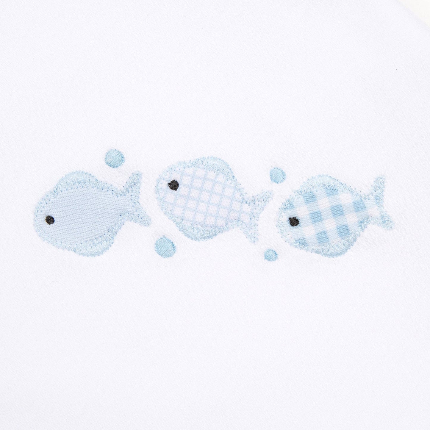 Fish Applique Diaper Cover Set
