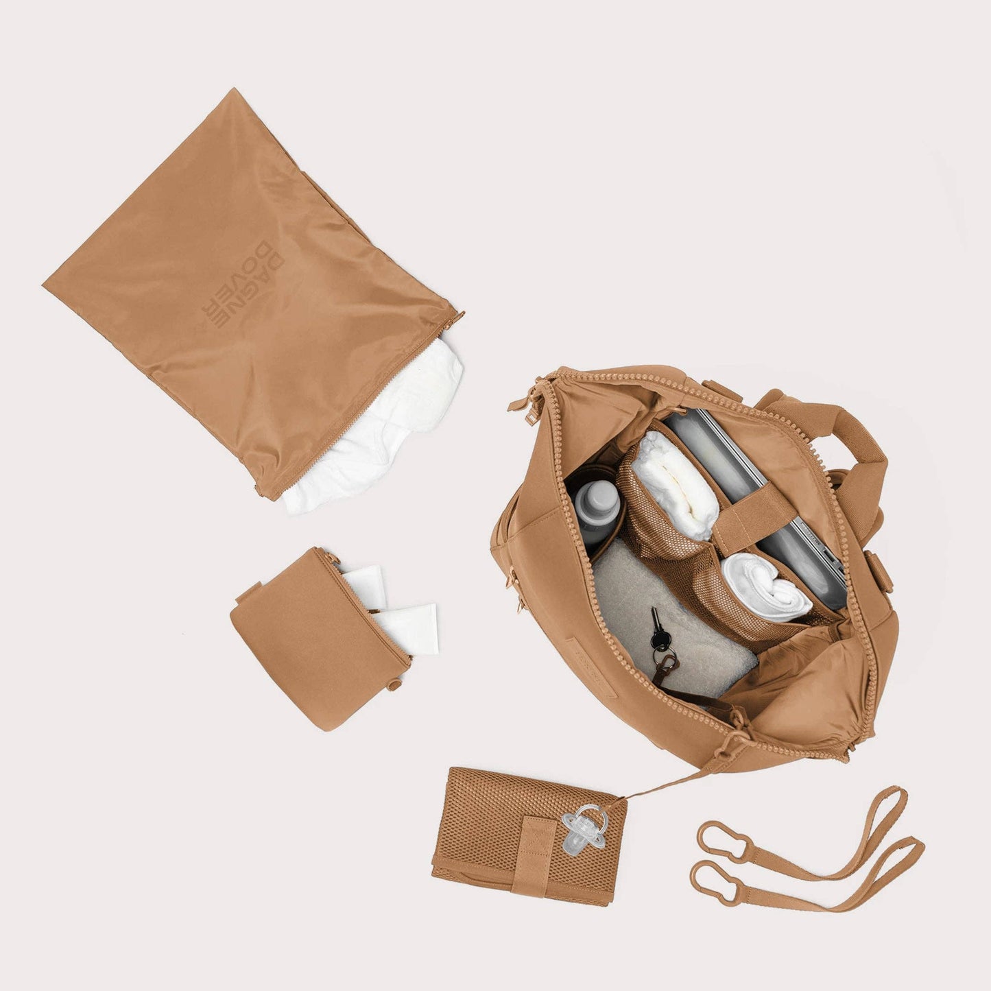 Indi Diaper Backpack - Camel/Large