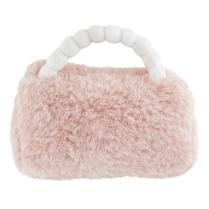 Plush Rattle - Pink Purse