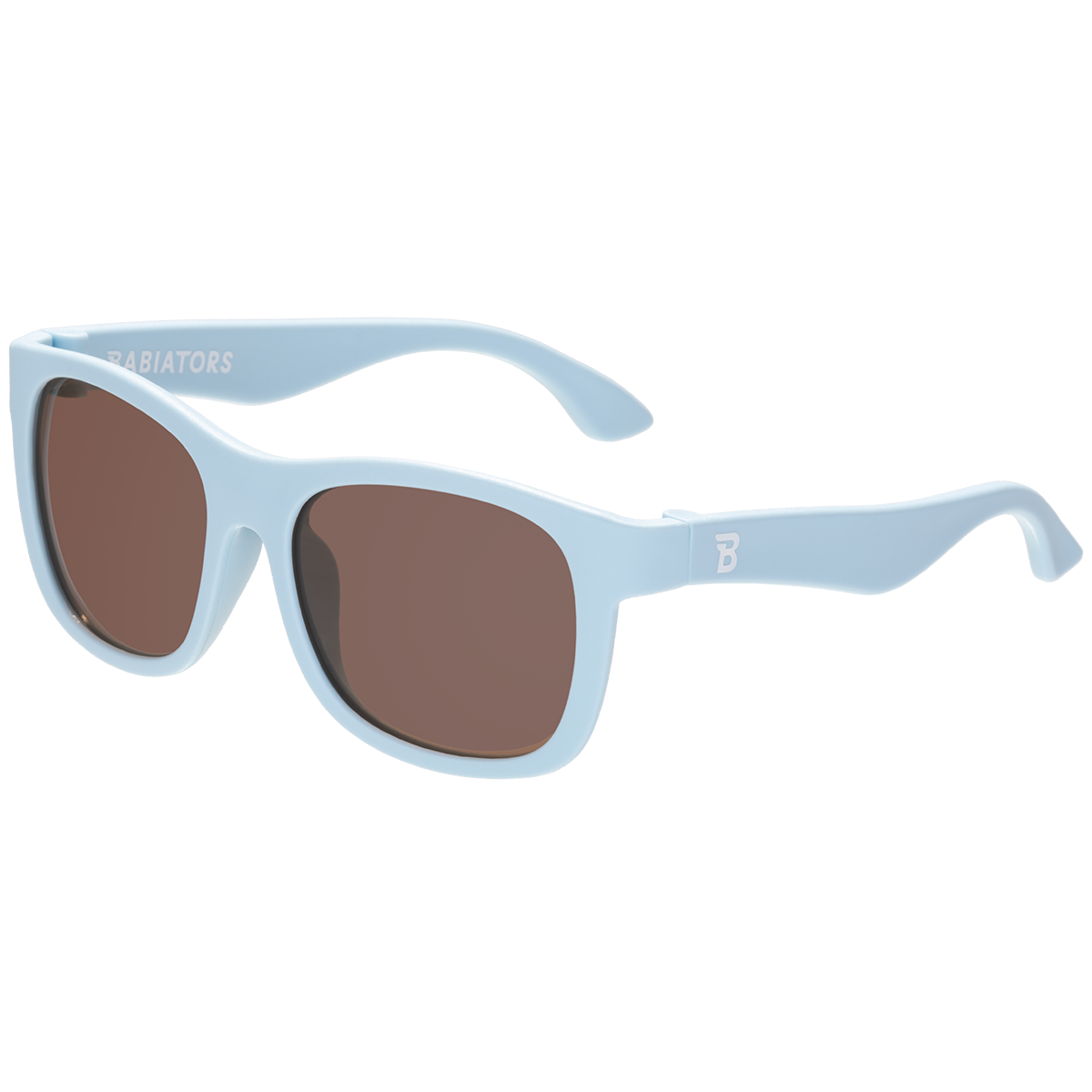 Baby Blue with Amber Lens Navigator Sunglasses