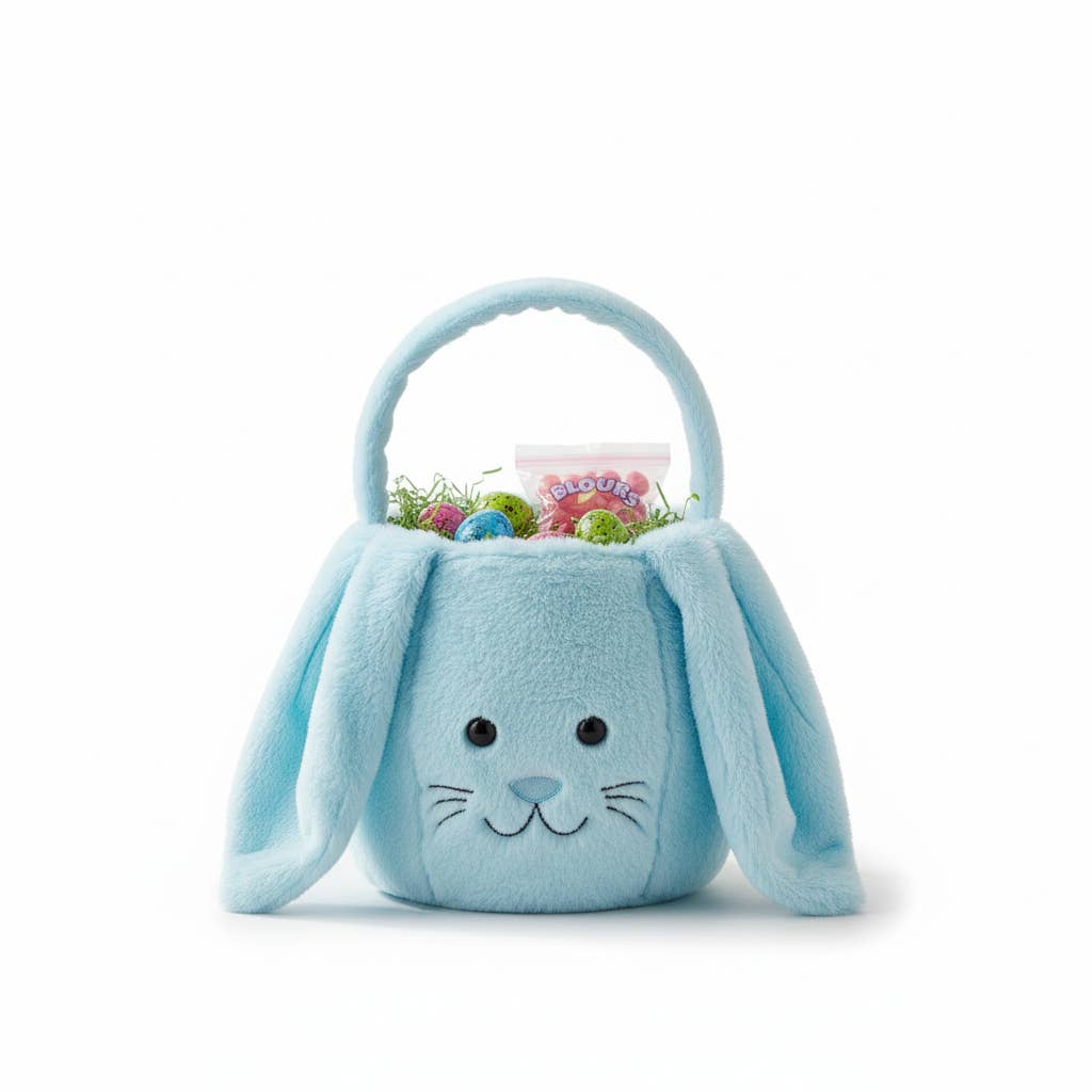 Plush Easter Basket- Blue