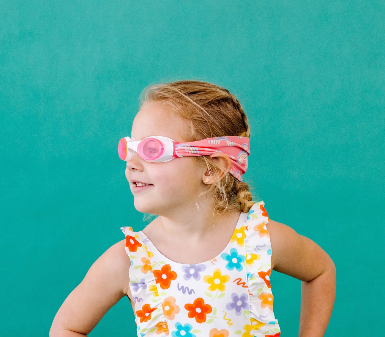 Splash Swim Googles - Over The Rainbow