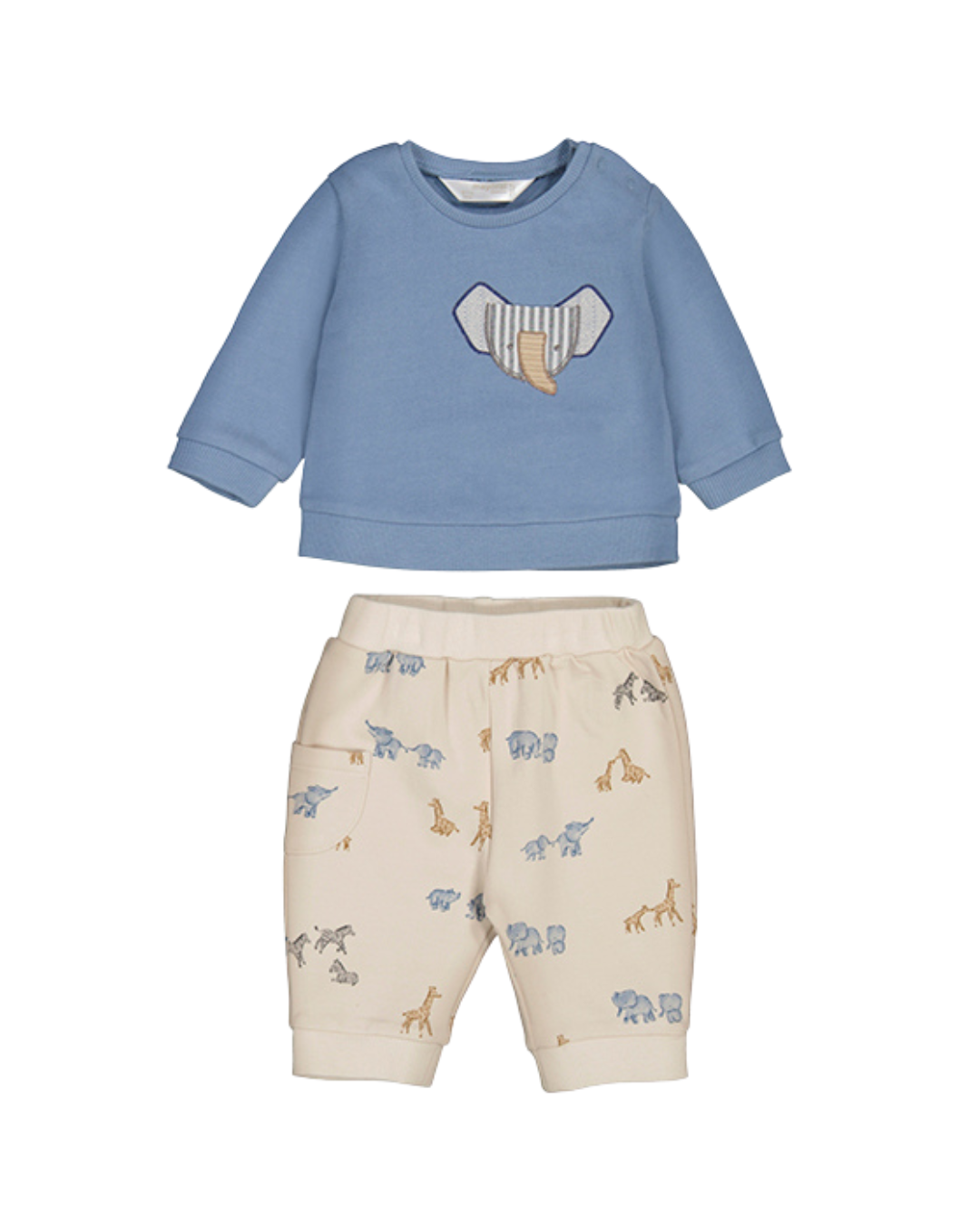 Knit Set- Blue Elephant 2621