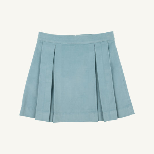 Parson Pleated Skirt- Greenwich Green