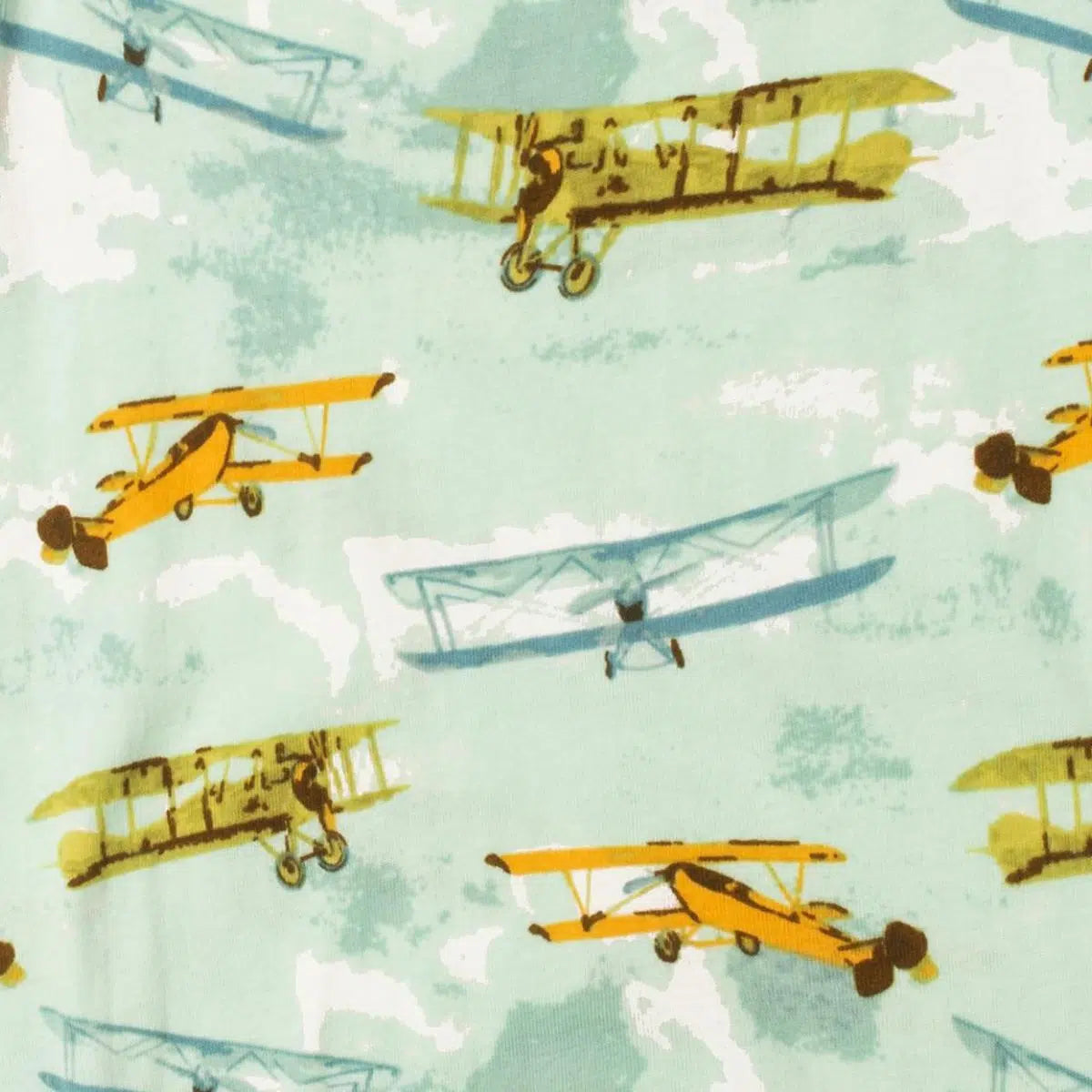 MB Organic Cotton Burpies - Vintage Planes