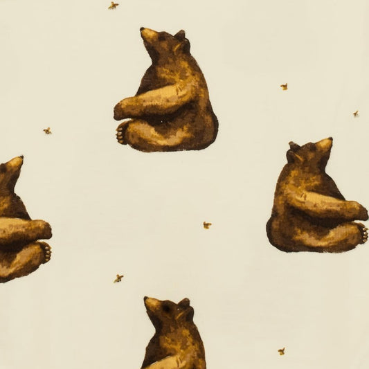 MB NB Gown/Hat Set - Honey Bear