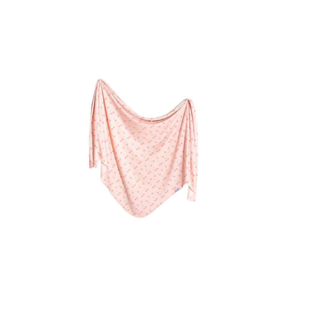 CP Swaddle Blanket - Cherries