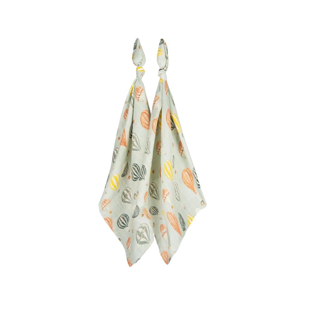 MB Organic Cotton Burpies - Vintage Balloons
