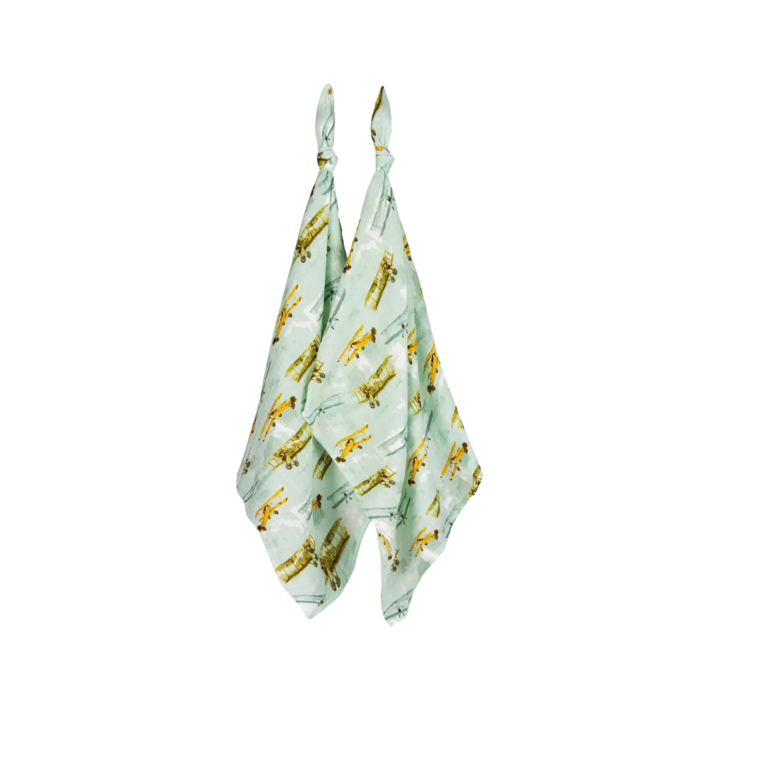 MB Organic Cotton Burpies - Vintage Planes