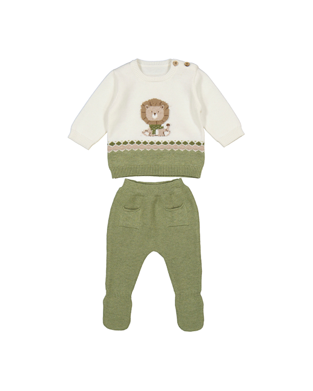 Leg Warmer Set - Green Lion