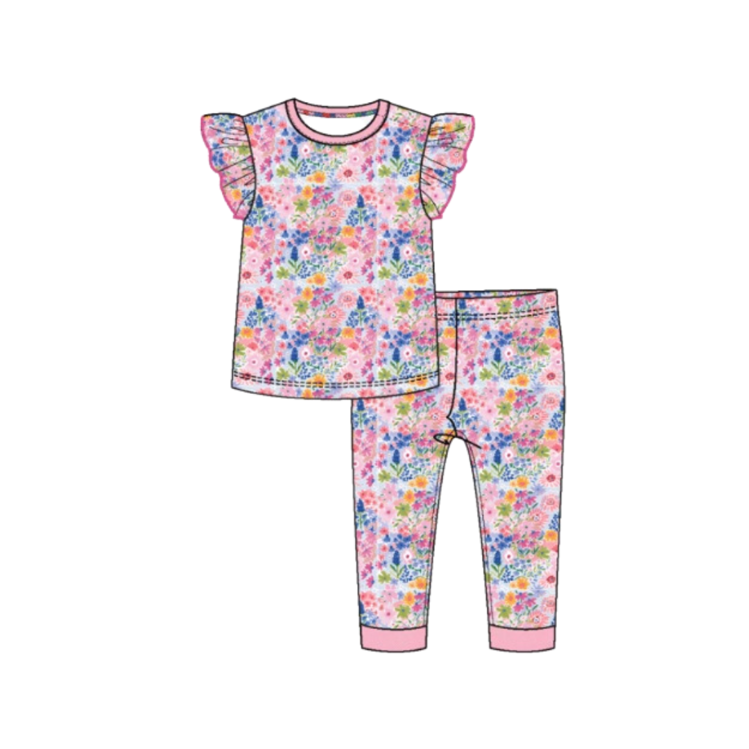 2pc PJ Set - Lily Ruffle