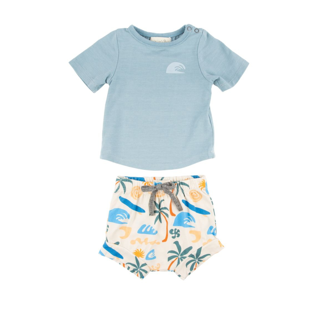 Baby Boy Polynesia Short Set