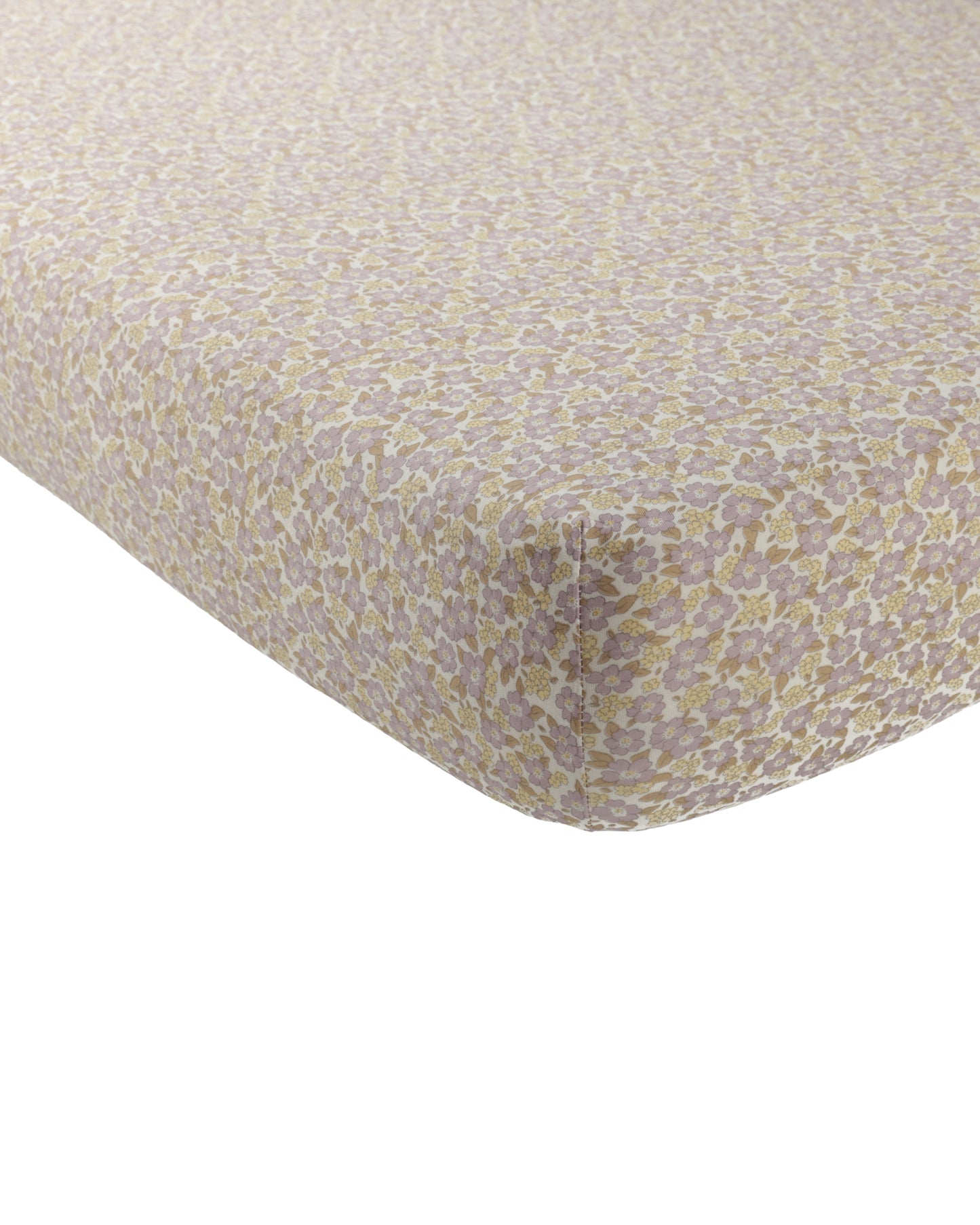Bamboo Crib Sheet- Purple Floral