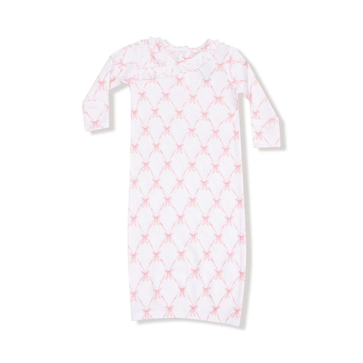 AD Kimono Gown -Ribbon Bow Trellis