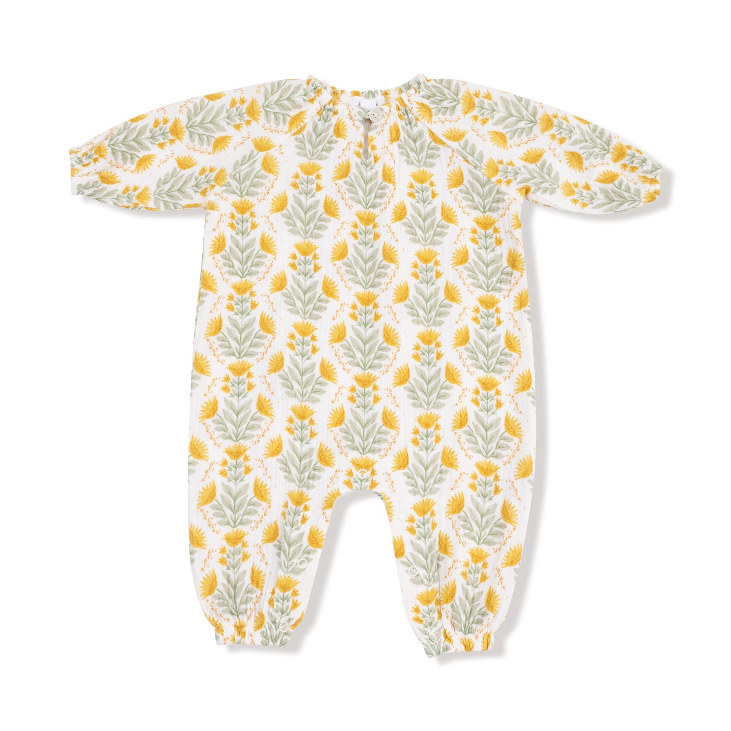 Peasant Romper- Winter Dandelions