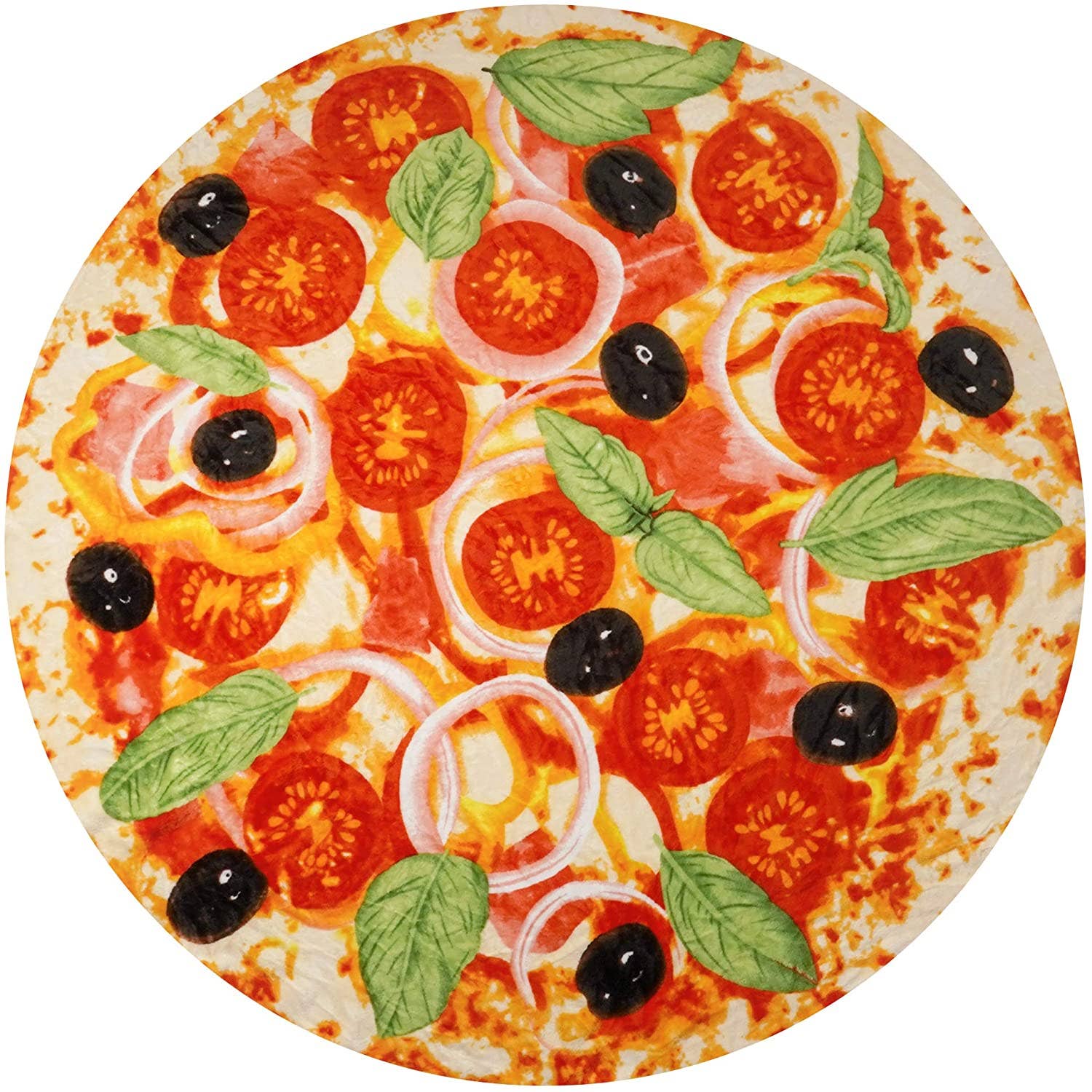 Giant Pizza Blanket - Novelty Big Pizza Blanket (60 Inch) – Jellybeans