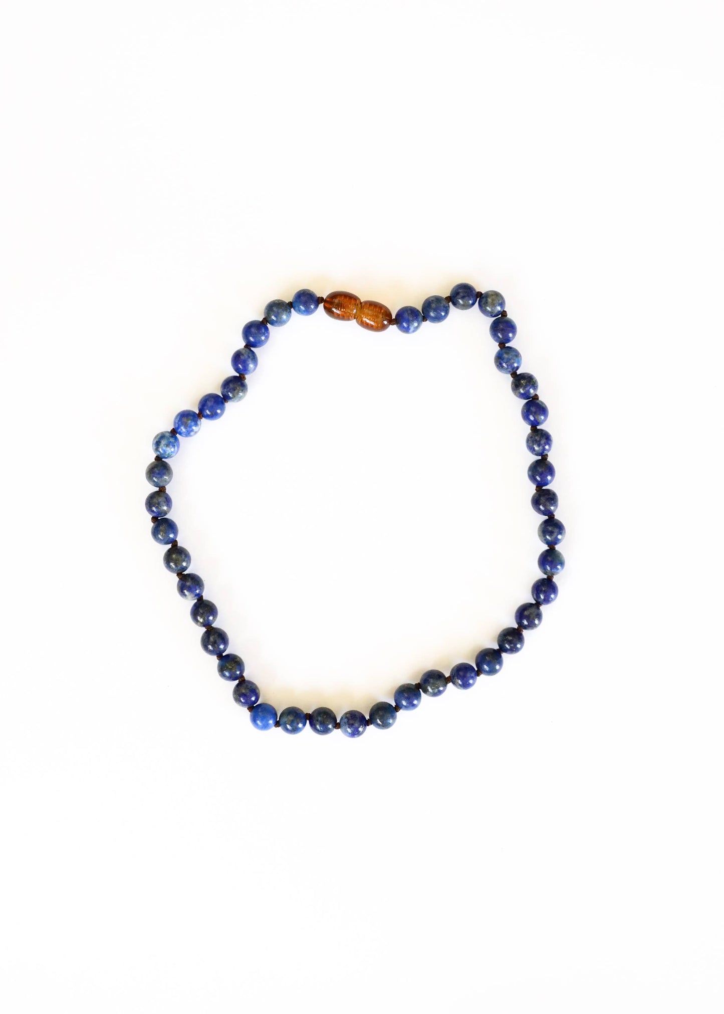 Gemstone + Lapis Necklace