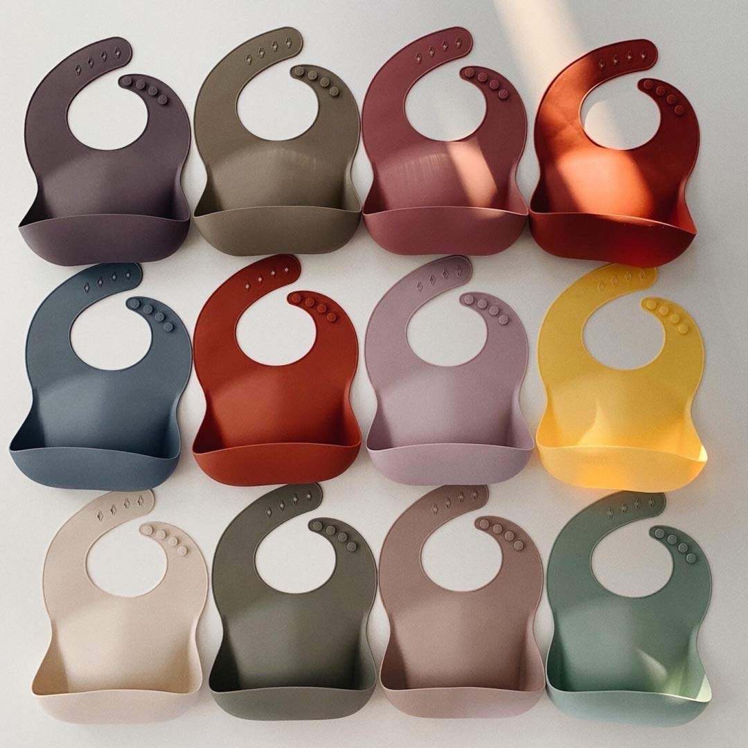 Mushie Silicone Bibs