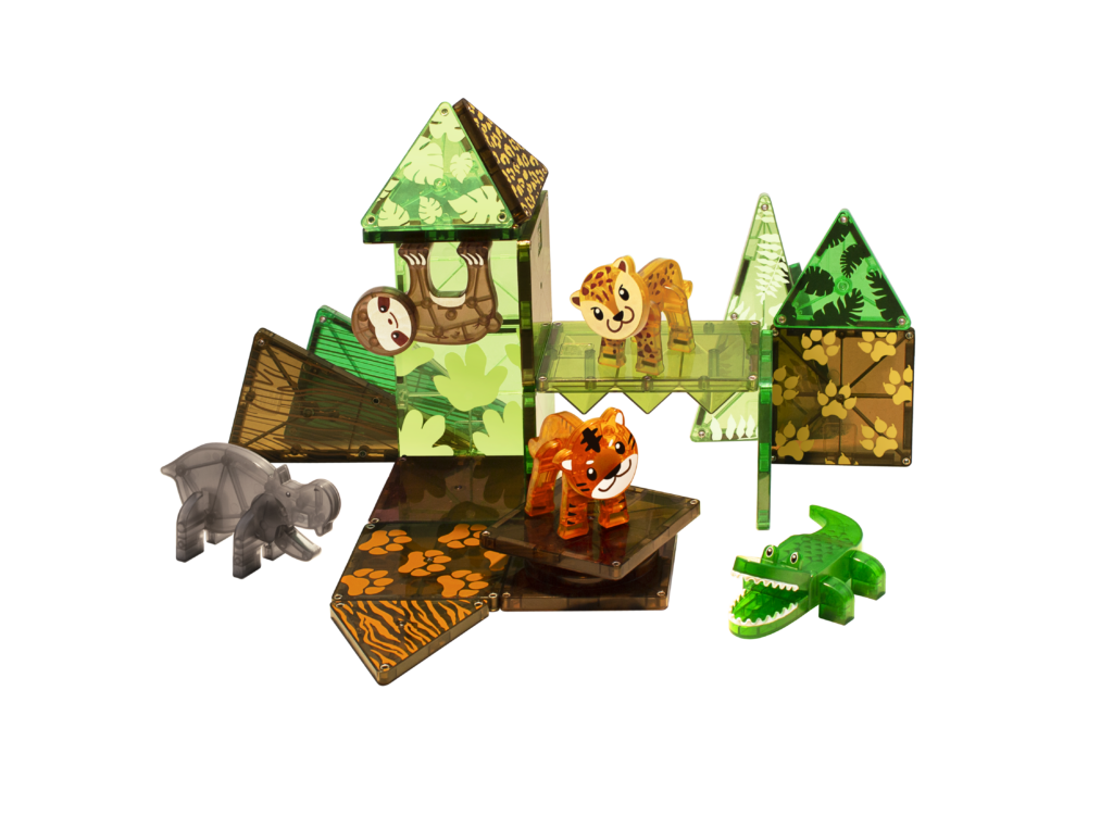 Magna-Tiles® Safari Animals - 25 Piece Set