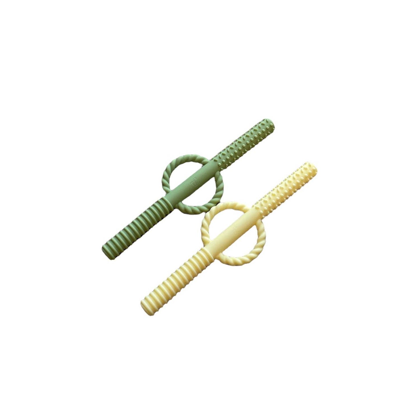Teething Tube Teether Set - Lint & Yellow