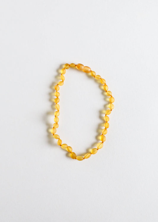 Raw Honey Amber Necklace Classic