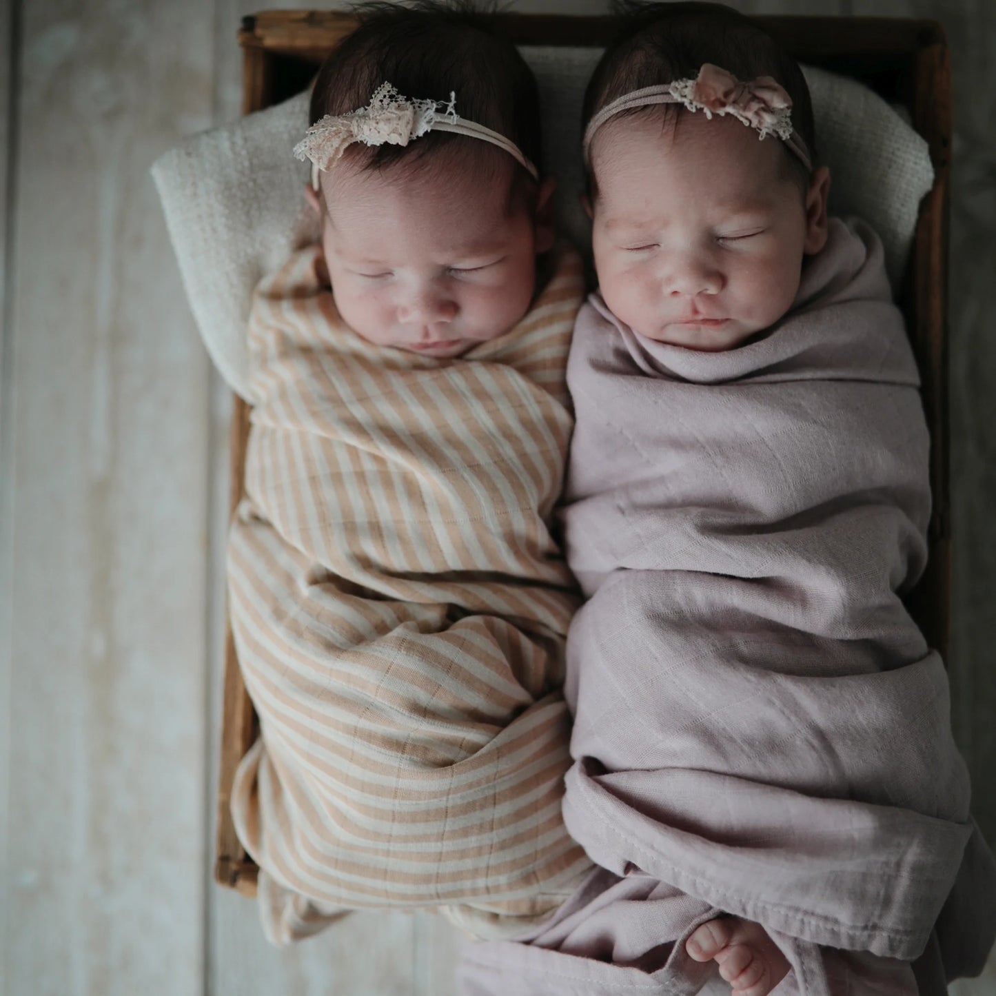 Mushie Organic Muslin Swaddle