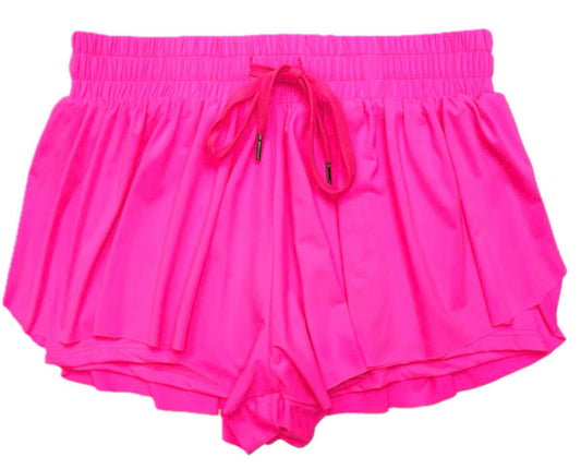 Fly Away Short - Hot Pink