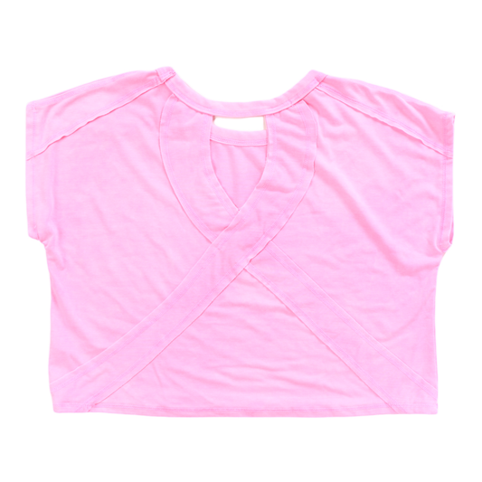 Open Back Top - Neon Pink