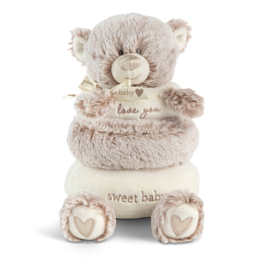 Stackable Plush Teddy - Neutral