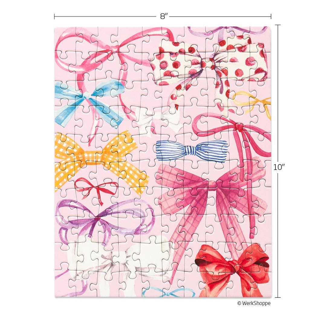 Ribbons & Bows 100 Piece Puzzle Snax | Valentine's Day