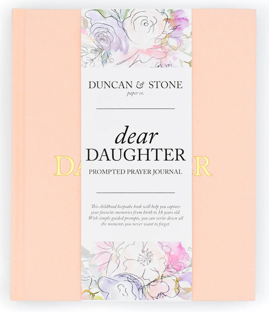 Dear Daughter Childhood Keepsake Book- Cream
