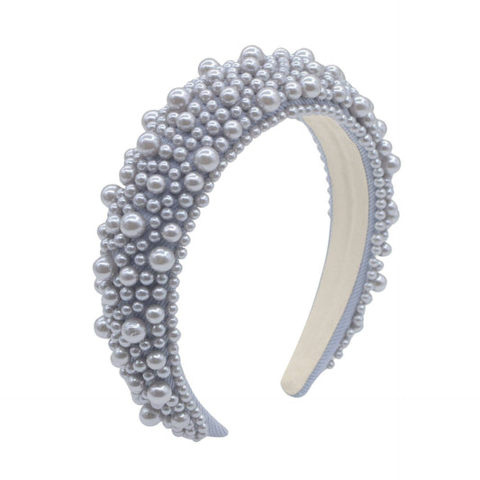 Pearl Headband - Grey