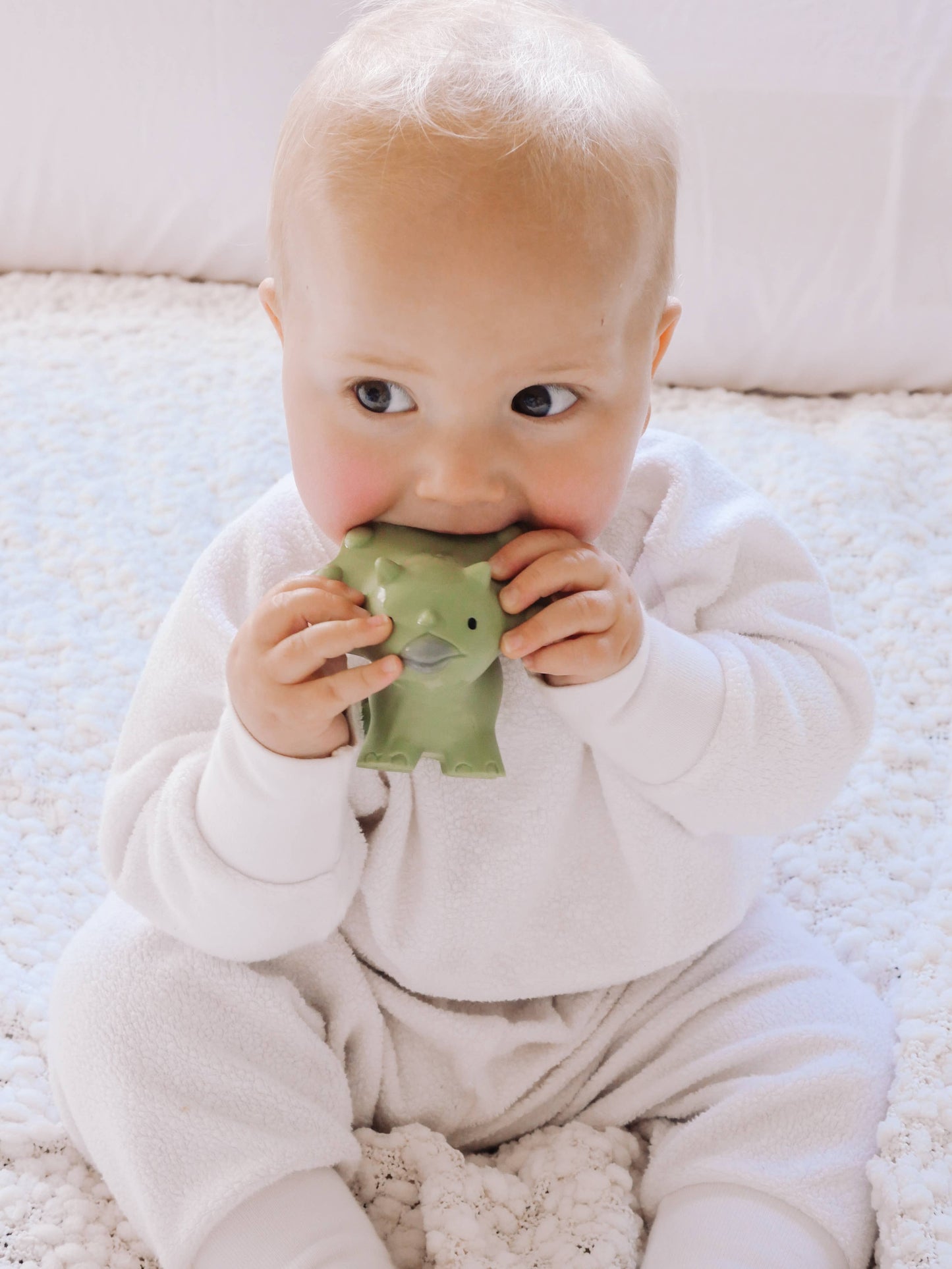 Trice Dinosaur - Rubber Teether, Rattle & Bath Toy