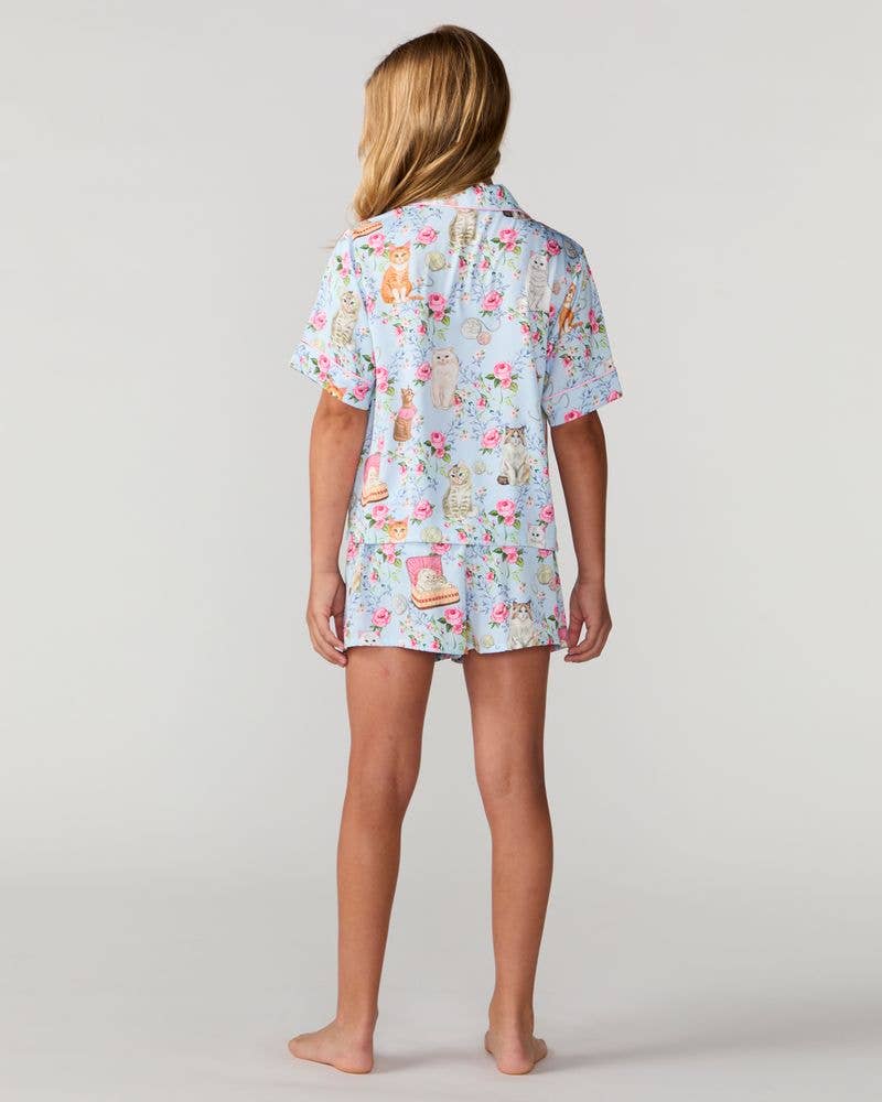 Silky Short Set- Cat House