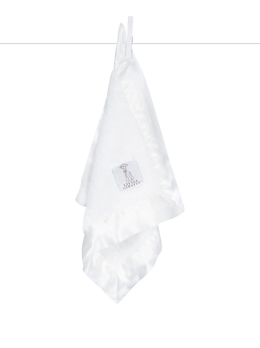 Little Giraffe Chenille Blanky - White
