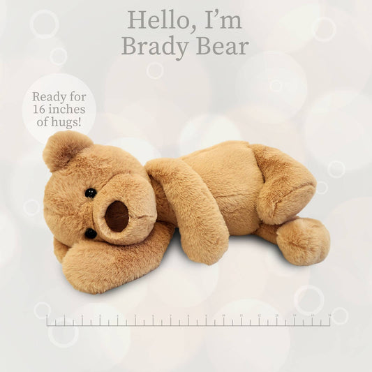Brady Tan Bear- 16"