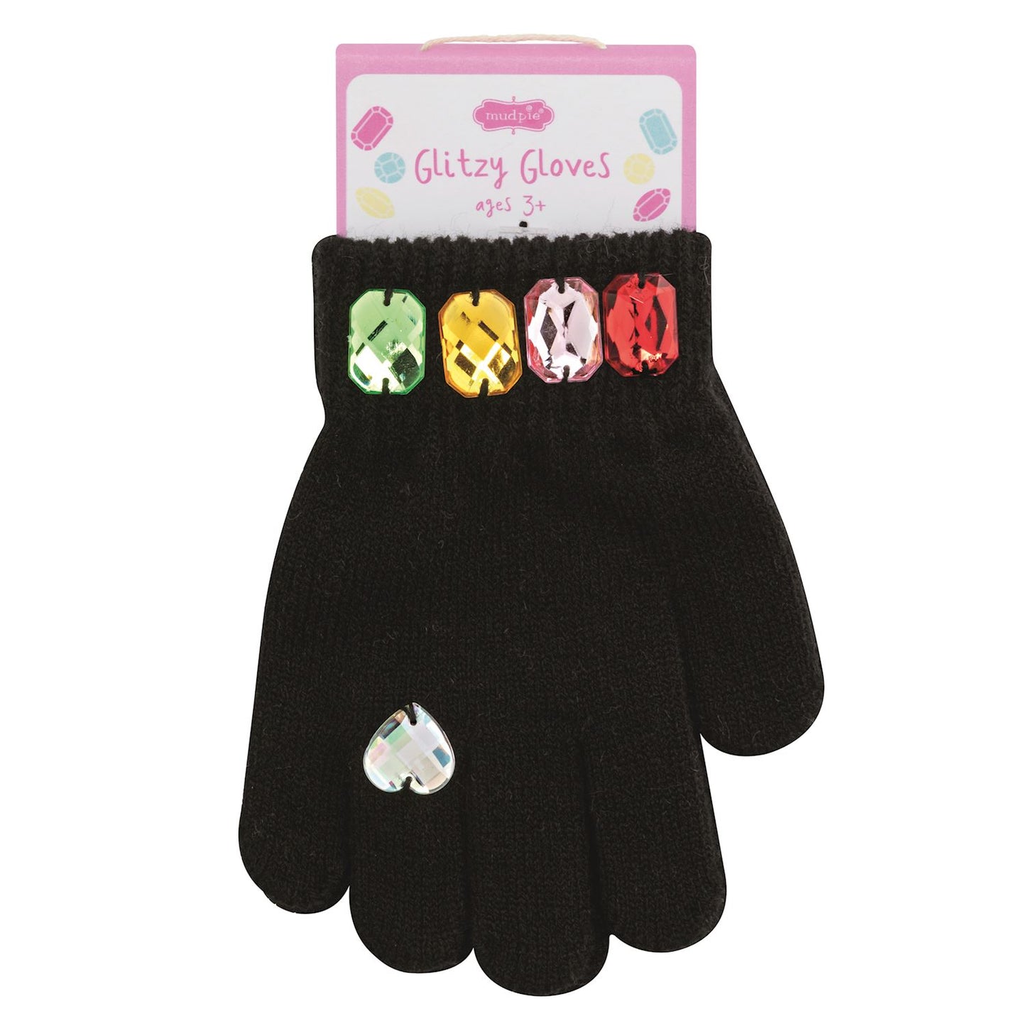 Glitzy Gloves- Black