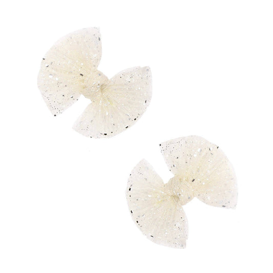 2PK TULLE BABY FAB CLIPS - princess ivory