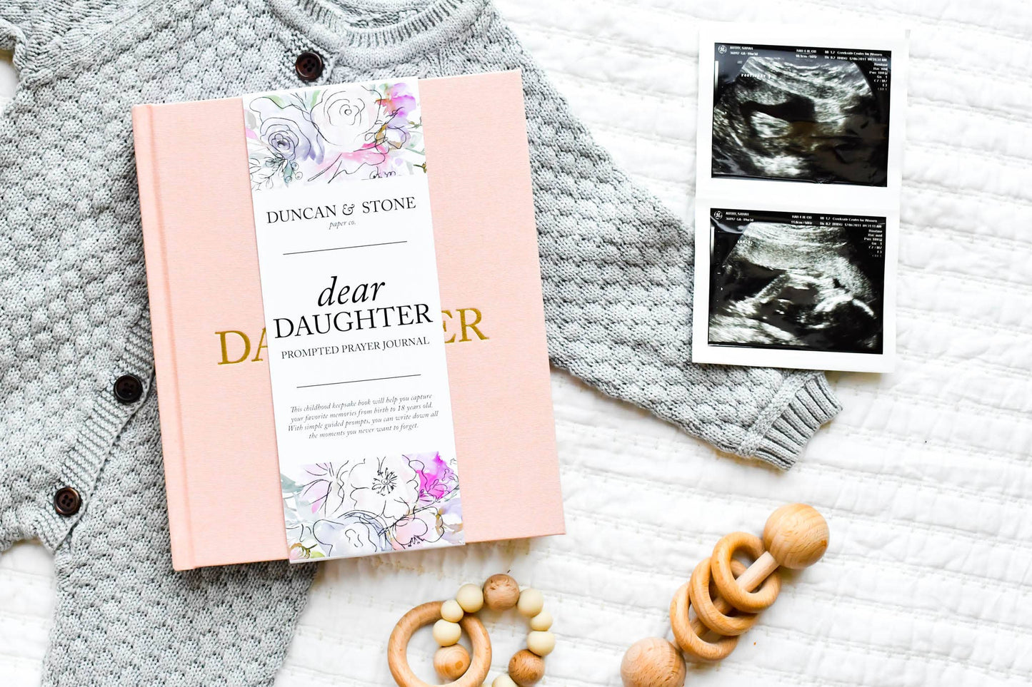 Dear Daughter Childhood Keepsake Book- Cream