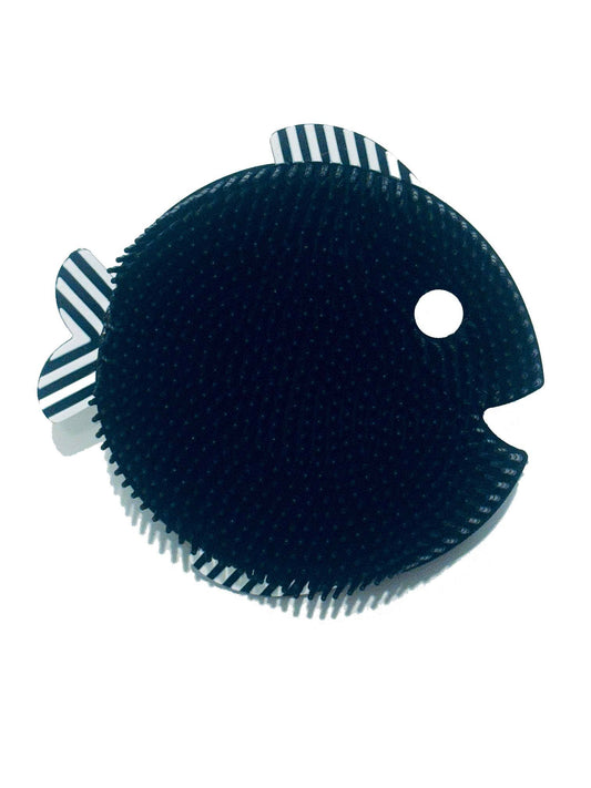 Fish Scrub Baby Bath Toy - Black