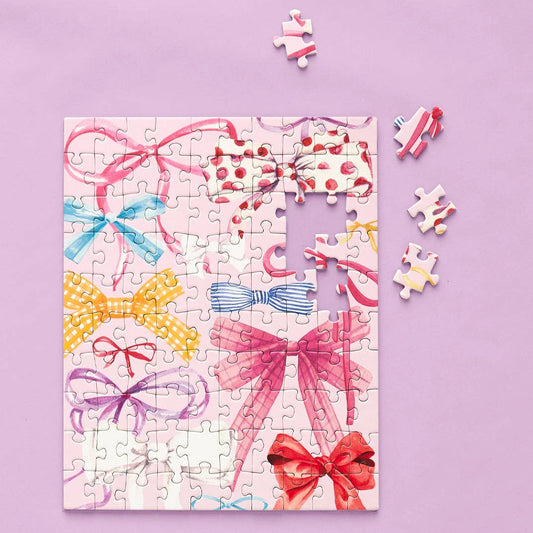 Ribbons & Bows 100 Piece Puzzle Snax | Valentine's Day