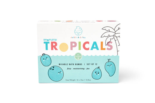 All-Natural Mini Bath Bombs - Tropical Scents