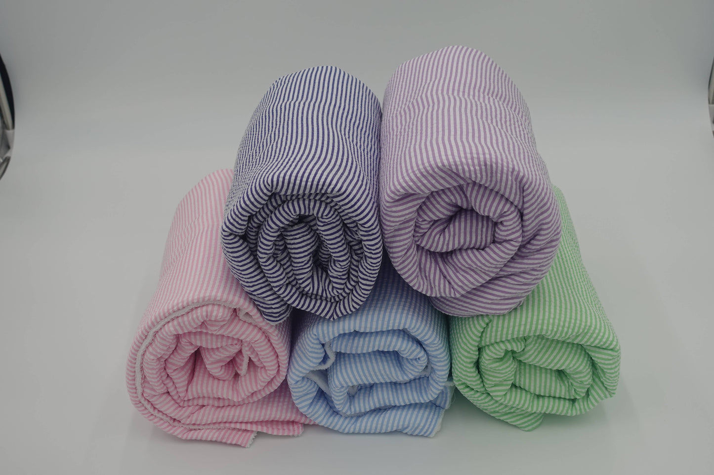 Seersucker beach towel- Pink
