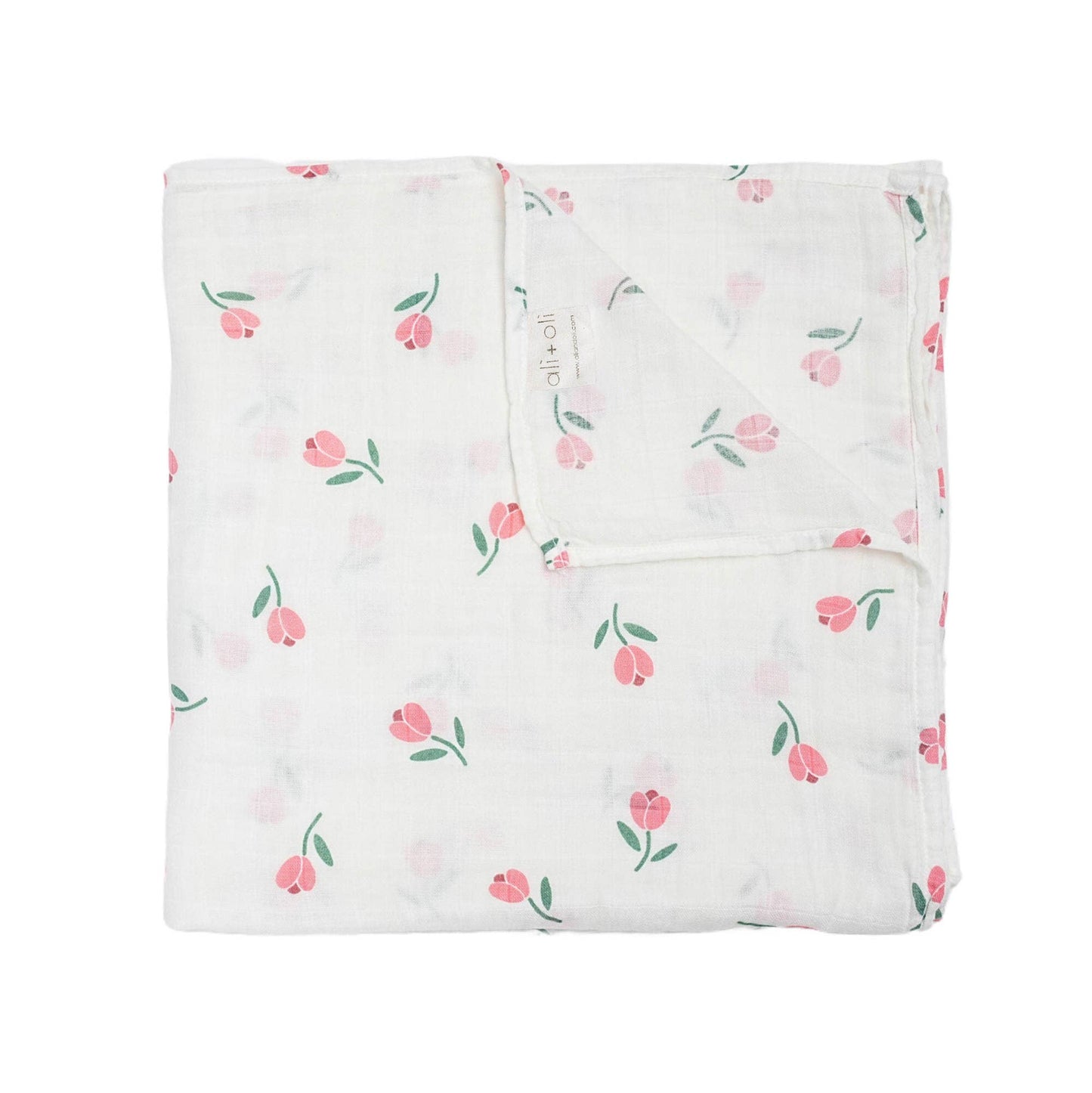 Muslin Swaddle Blanket - Tulip