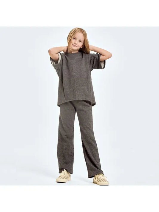 French Terry Set- Charcoal