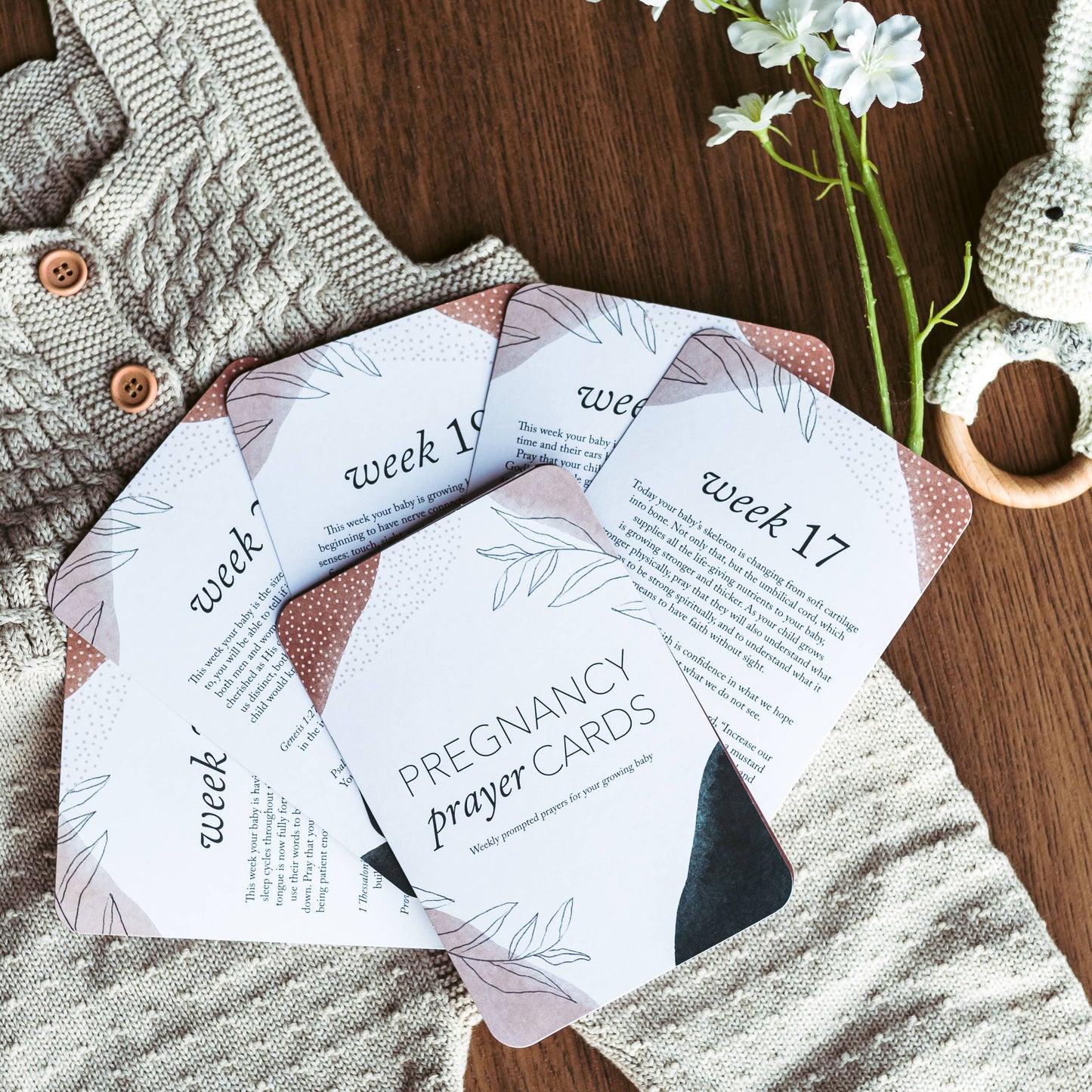 Pregnancy Prayer Cards - Multi Colored