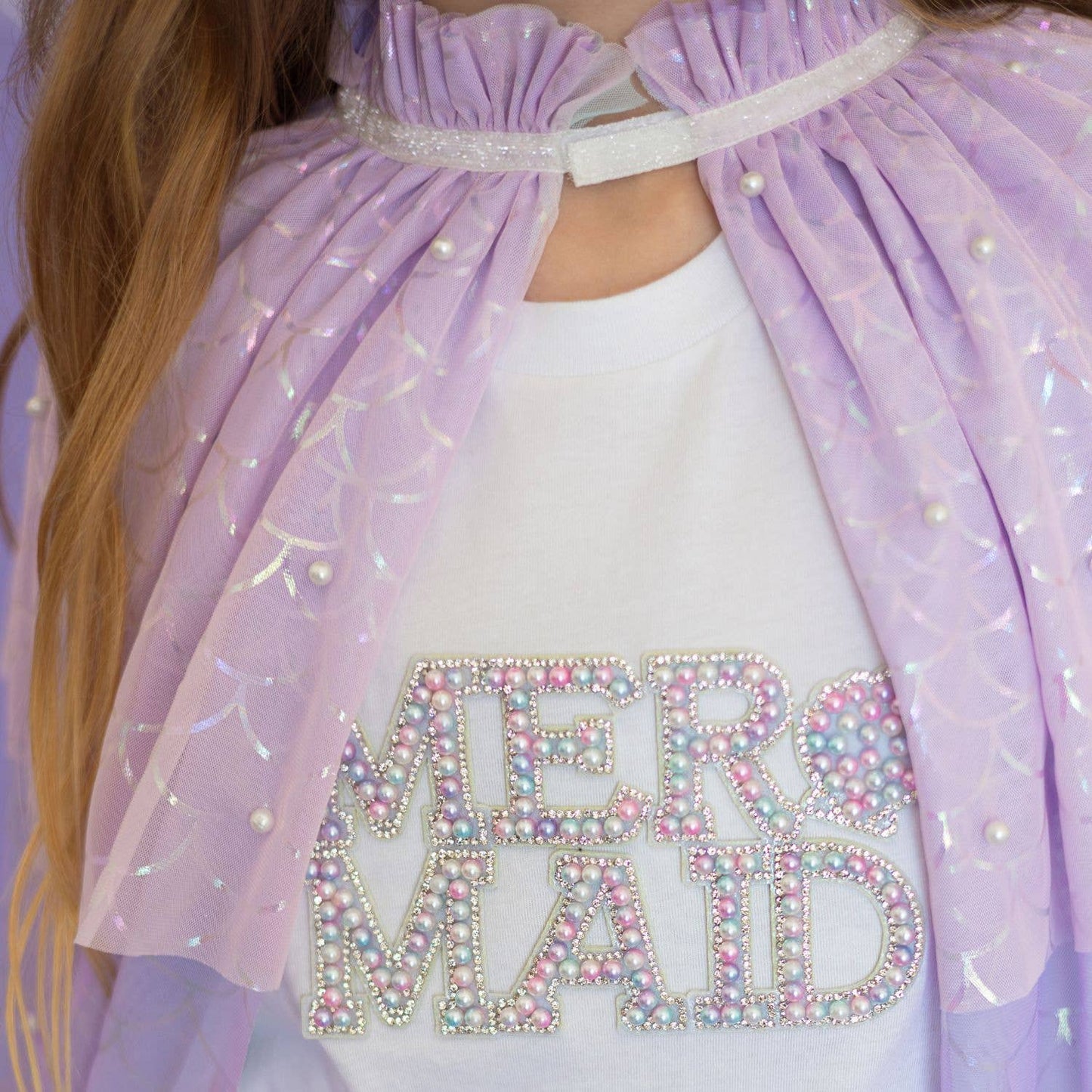 Mermaid Pearl Cape- Age 3-6
