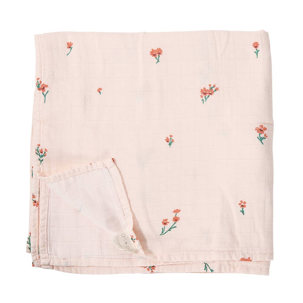 Bamboo Swaddle- Petite Posies