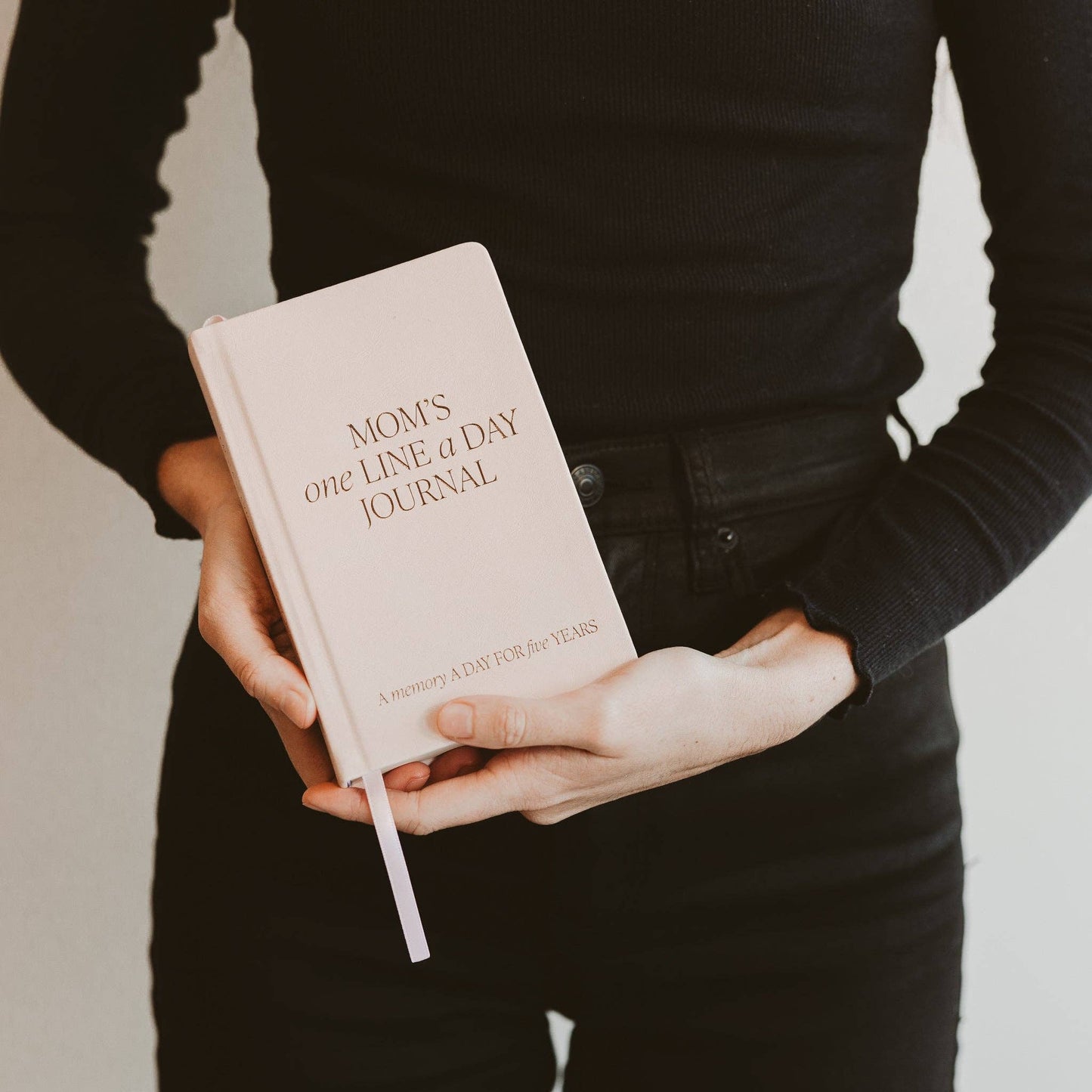 Leather Journal - Mom's One Line a Day