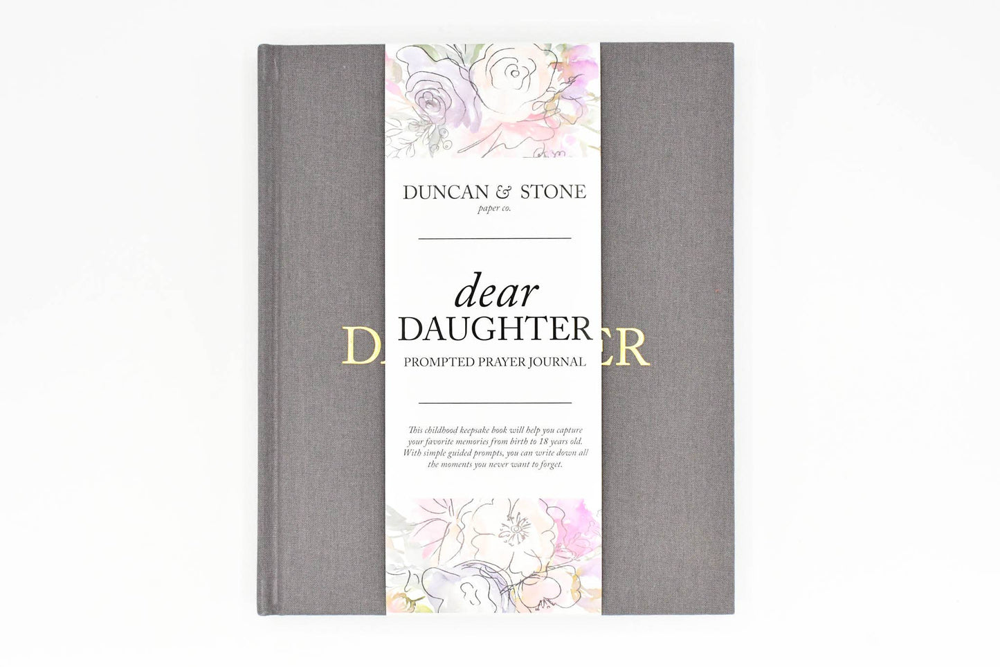 Dear Daughter Childhood Keepsake Book- Cream